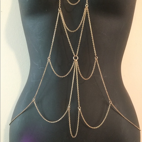 Glam Gold Body Chain✨ - Picture 5 of 11